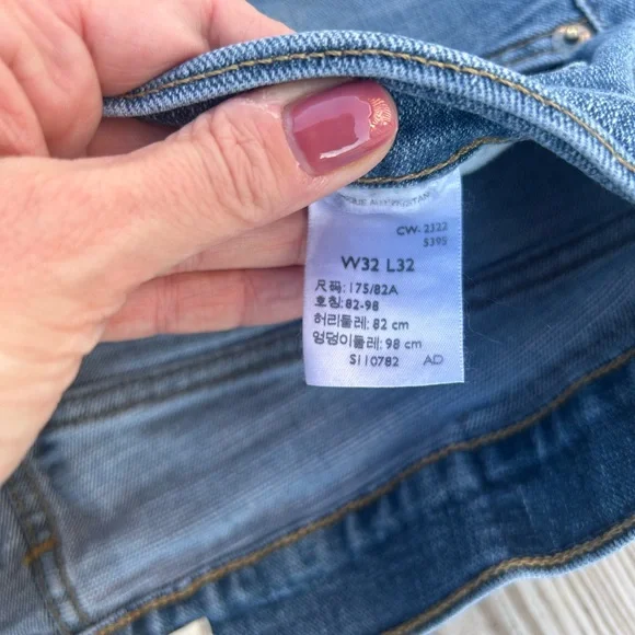 Signature By Levi Strauss‎ Men's Straight Flex Jeans W32xL32 Medium Wash Classic - Picture 5 of 13